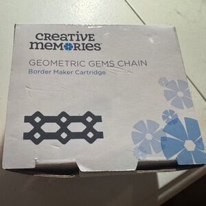 Creative Memories Geometric Gems Chain Border Maker Cartridge BMC NIB